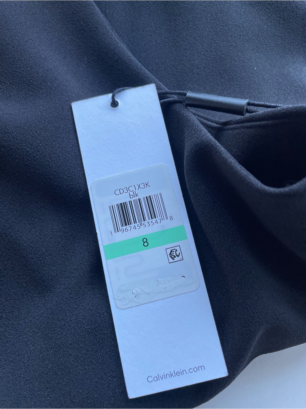 Calvin Klein Sleeveless Midi Dress Keyhole Back Size 8 - Picture 7 of 12